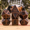 Copper - 7ct Metal Mini Dice Set