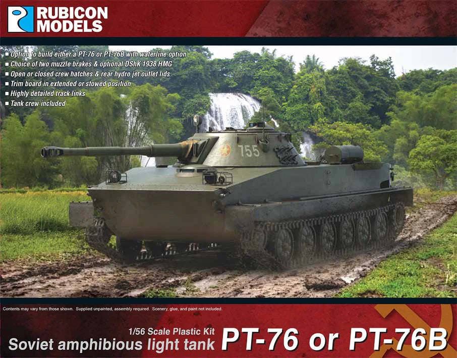 Rubicon - Soviet PT-76 or PT-76B Amphibious Light Tank