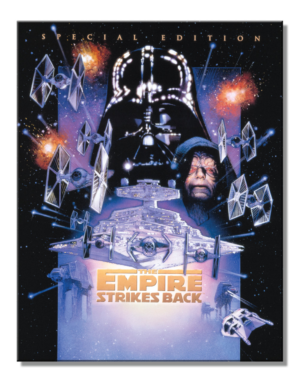 Metal Sign: Empire Strikes Back Movie Poster