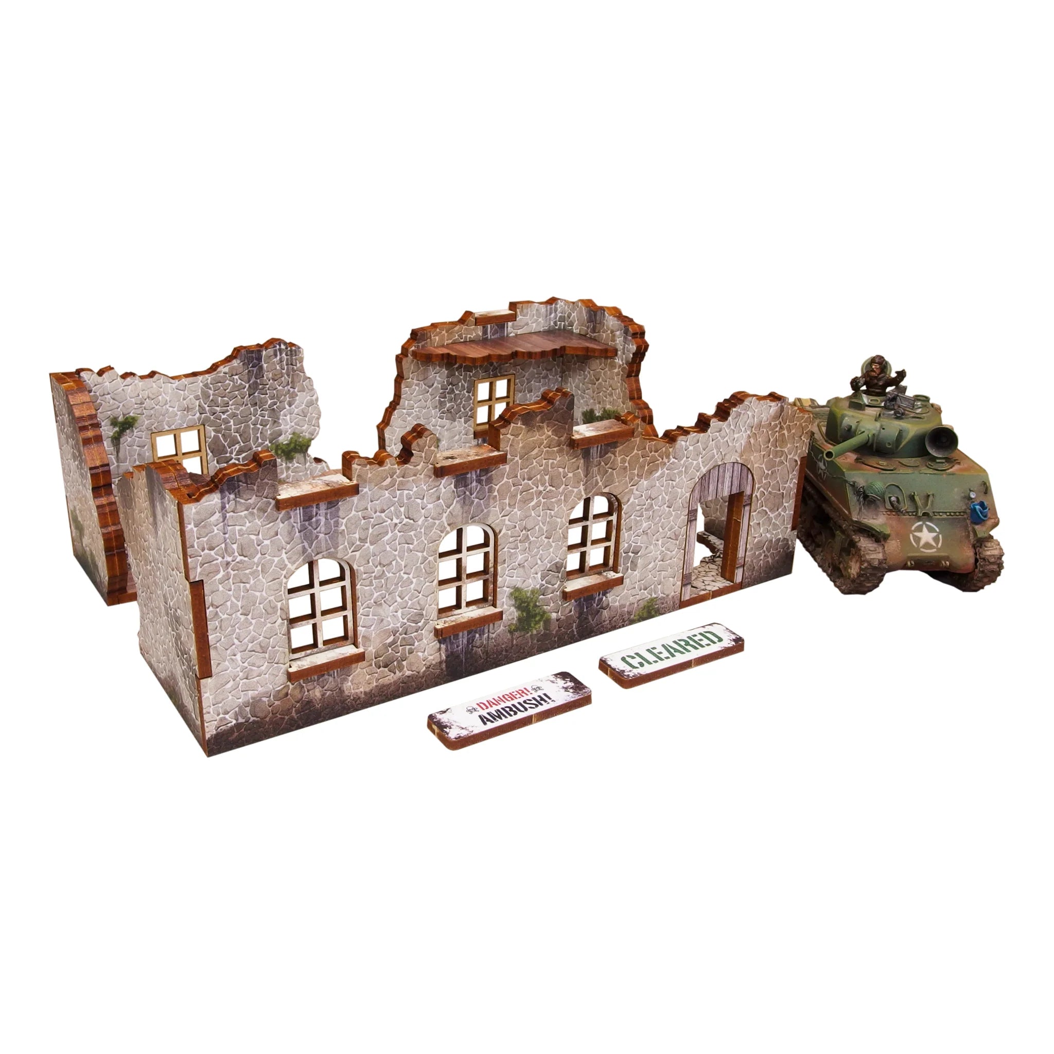 Bolt Action - Pre-Painted WW2 Ruin 2