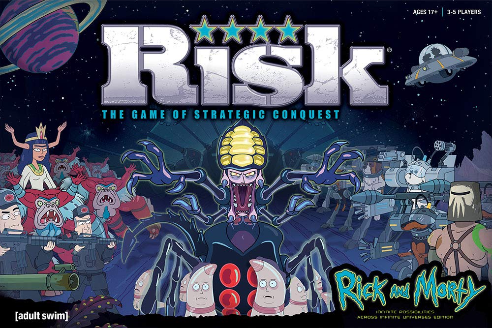 Rick And Morty Left Right Center – Gioco Di Dadi Ufficiale – Edizione Da Collezione Per Adulti