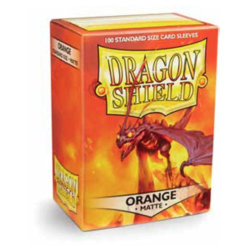 Dragon Shield: Standard Sleeves - Orange Matte (100)