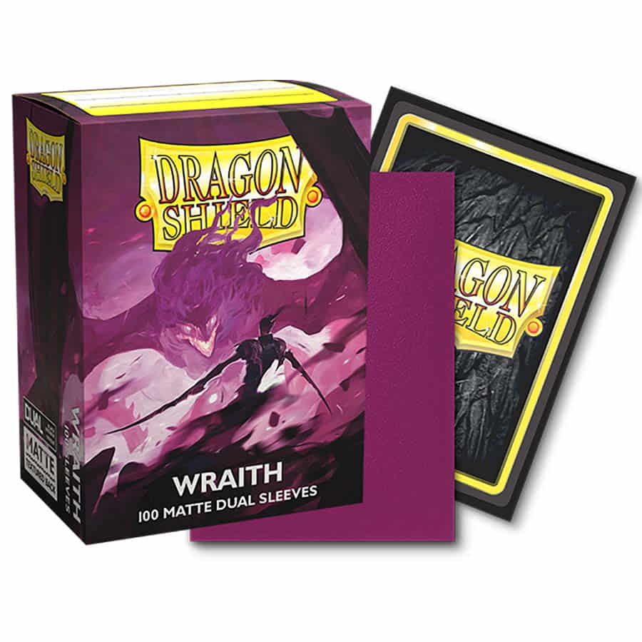 Dragon Shield: Standard Sleeves - Matte Dual - Wraith (100)