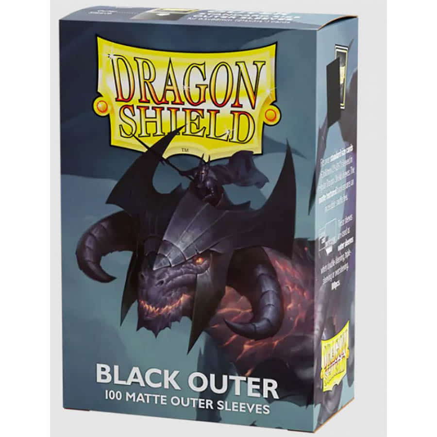 Dragon Shield Sleeves - Outer Sleeves - Matte Black (100)