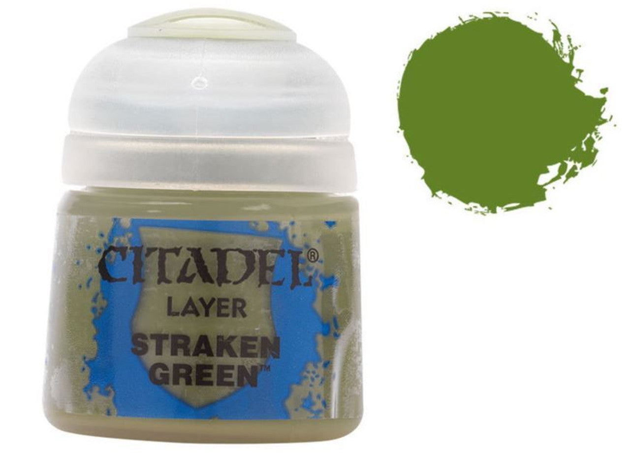 Citadel Layer Paint - Straken Green (12ml)