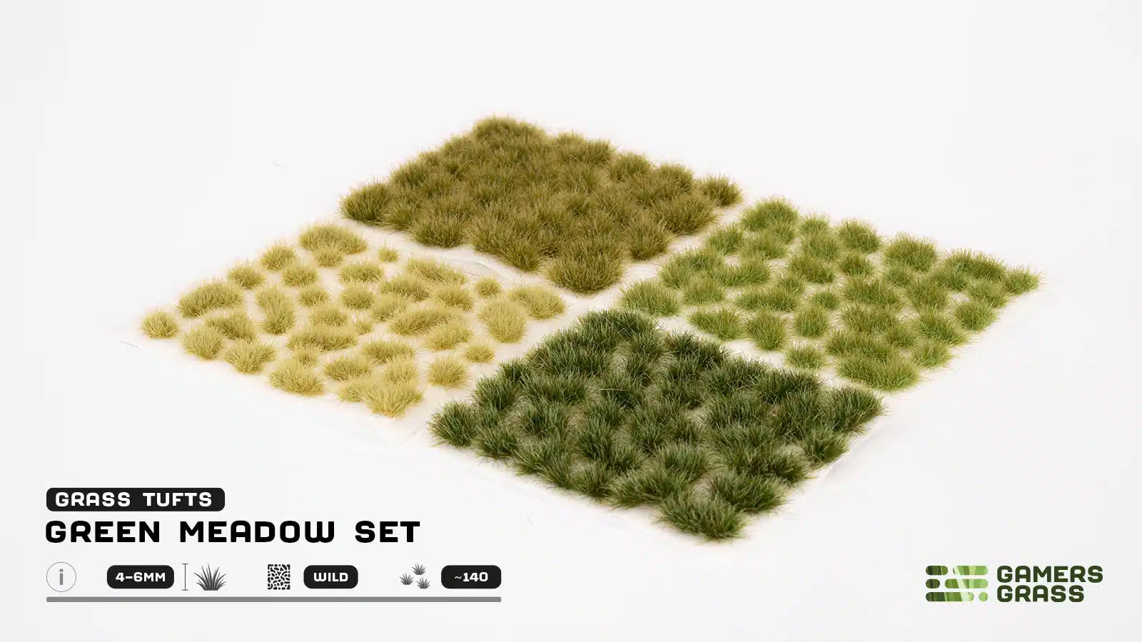Gamers Grass -  Tuft Sets - Green Meadow Set