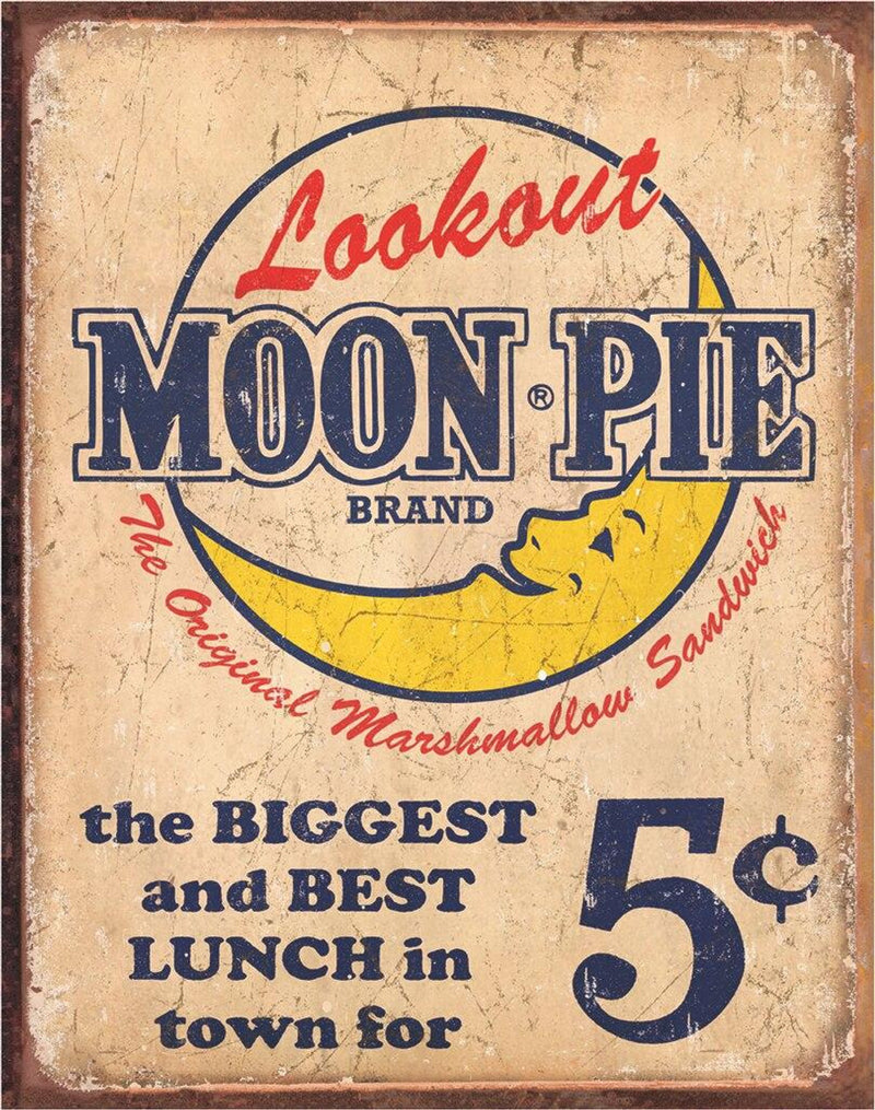 Metal Sign: Moon Pie - Best lunch