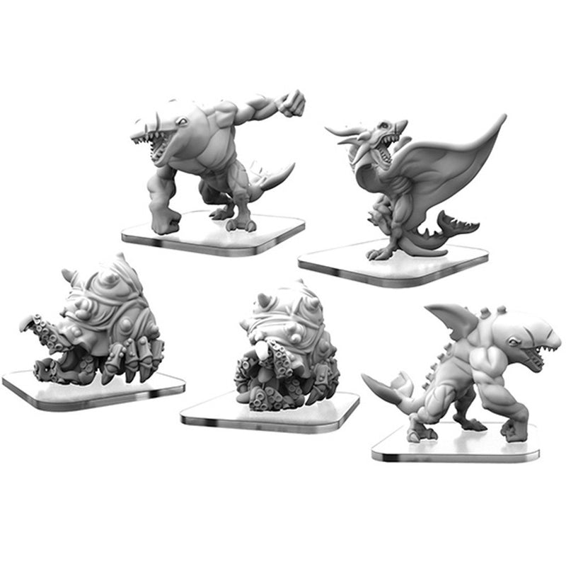 Monsterpocalypse: Tritons - Kraken Hatchlings, Orca Huntsmen & Sea Dragon