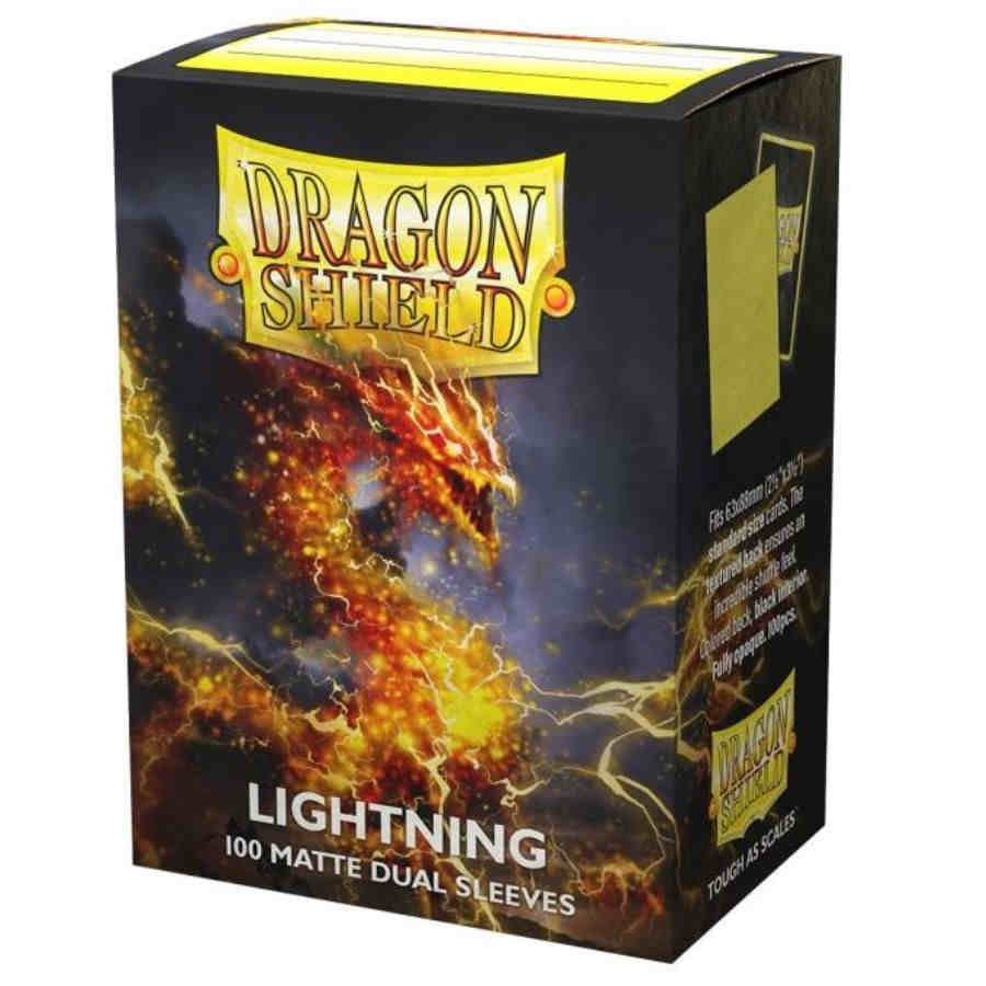 Dragon Shield: Standard Sleeves - Matte Dual - Lightning (100)