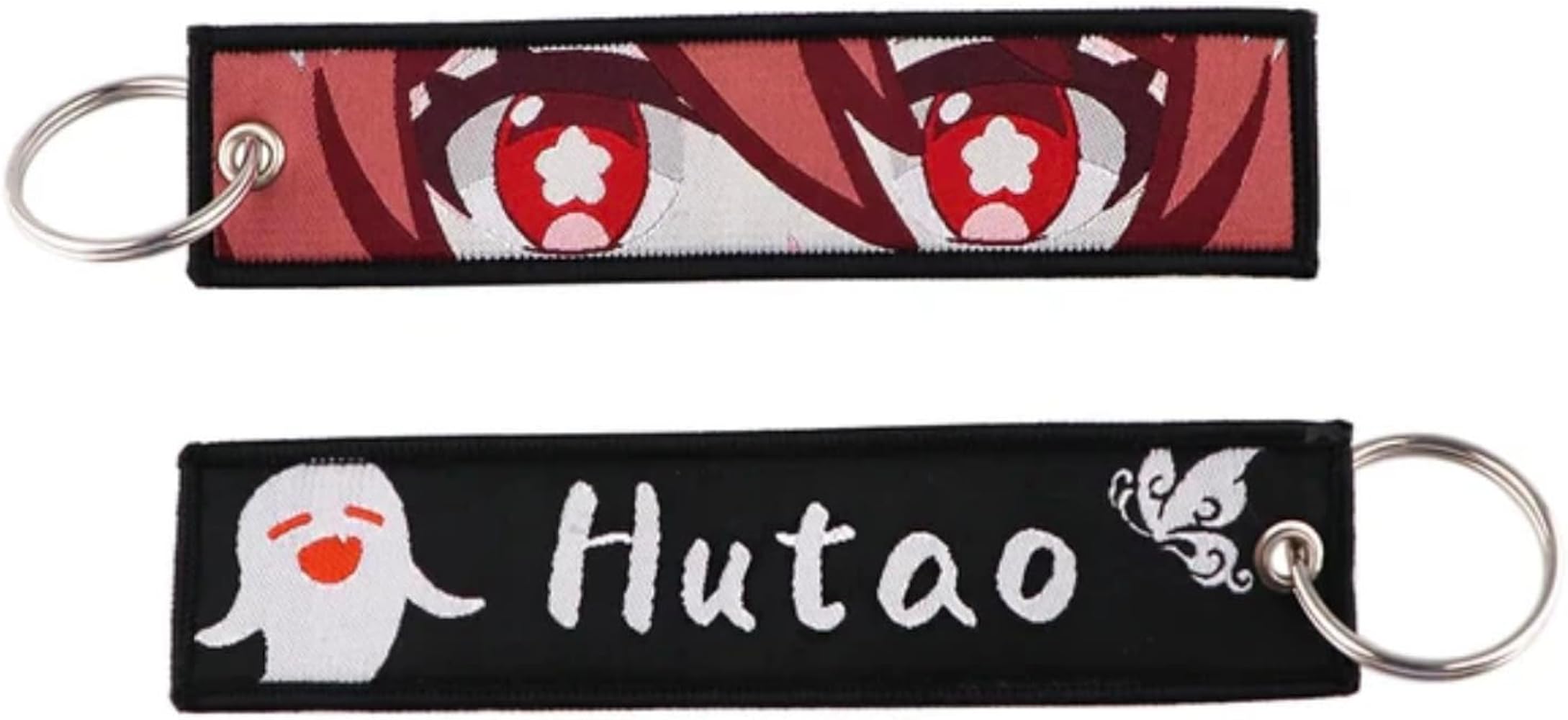 Genshin Impact Hutao - Tag Keychain