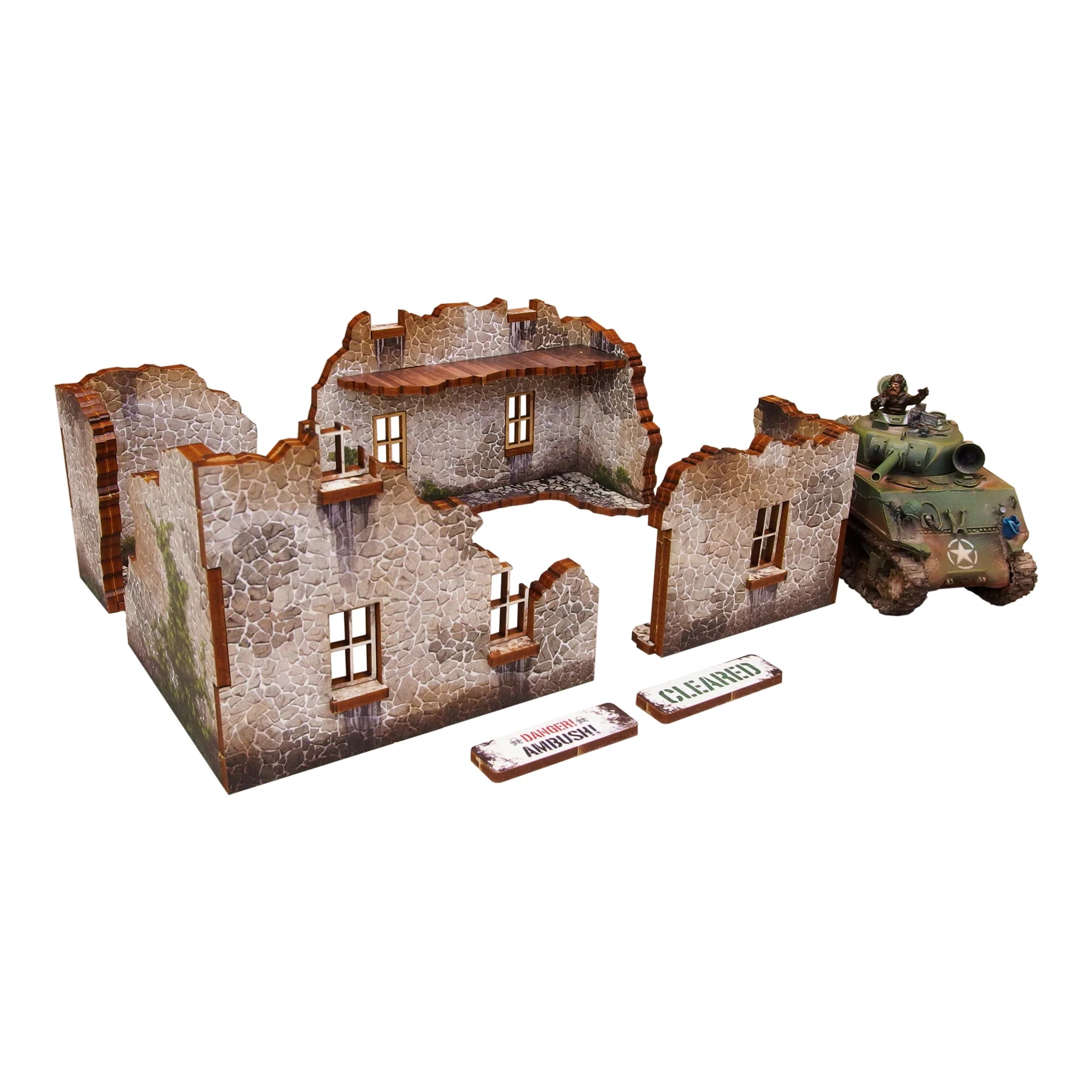 Bolt Action - Pre-Painted WW2 Ruin 1