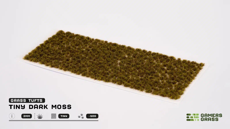 Gamers Grass -  Special Tufts - Tiny Dark Moss (2mm)