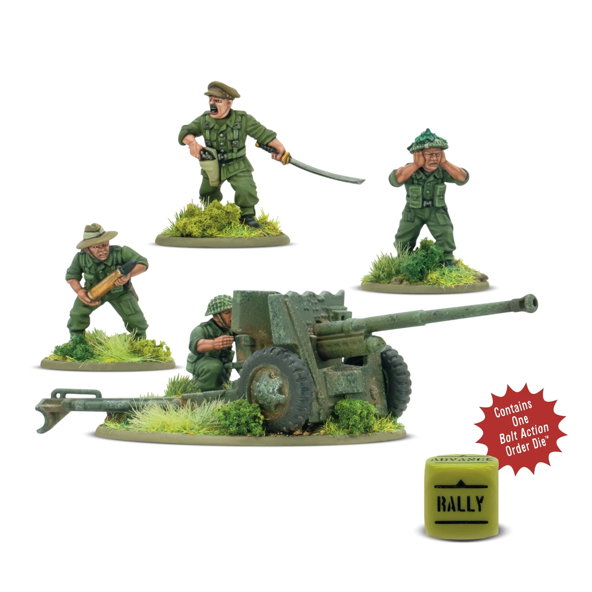 Bolt Action - Gurkha - 6-Pounder Anti-Tank Gun
