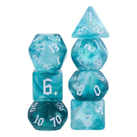 Teal Mountain Dice Set