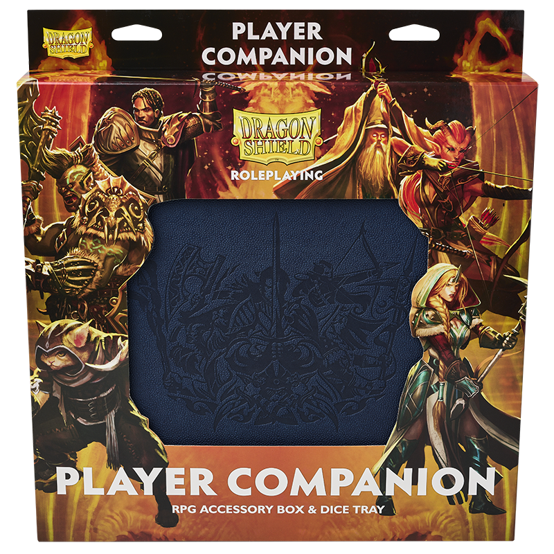 Dragon Shield - RPG Player Companion - Midnight Blue