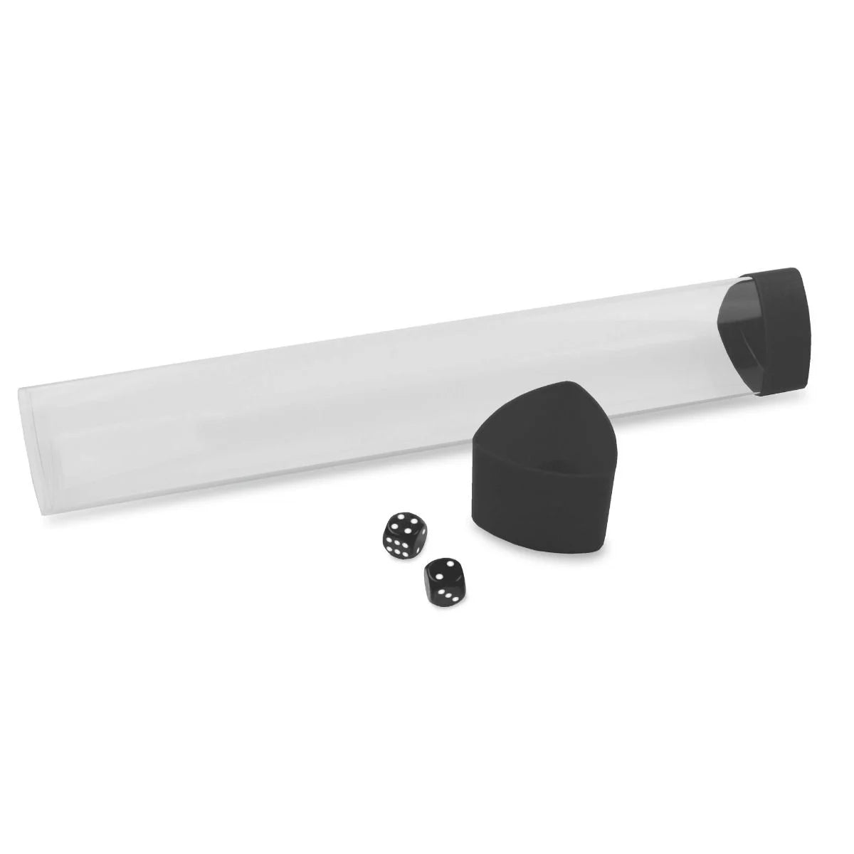 BCW - Playmat Tube with Dice Cap - Black