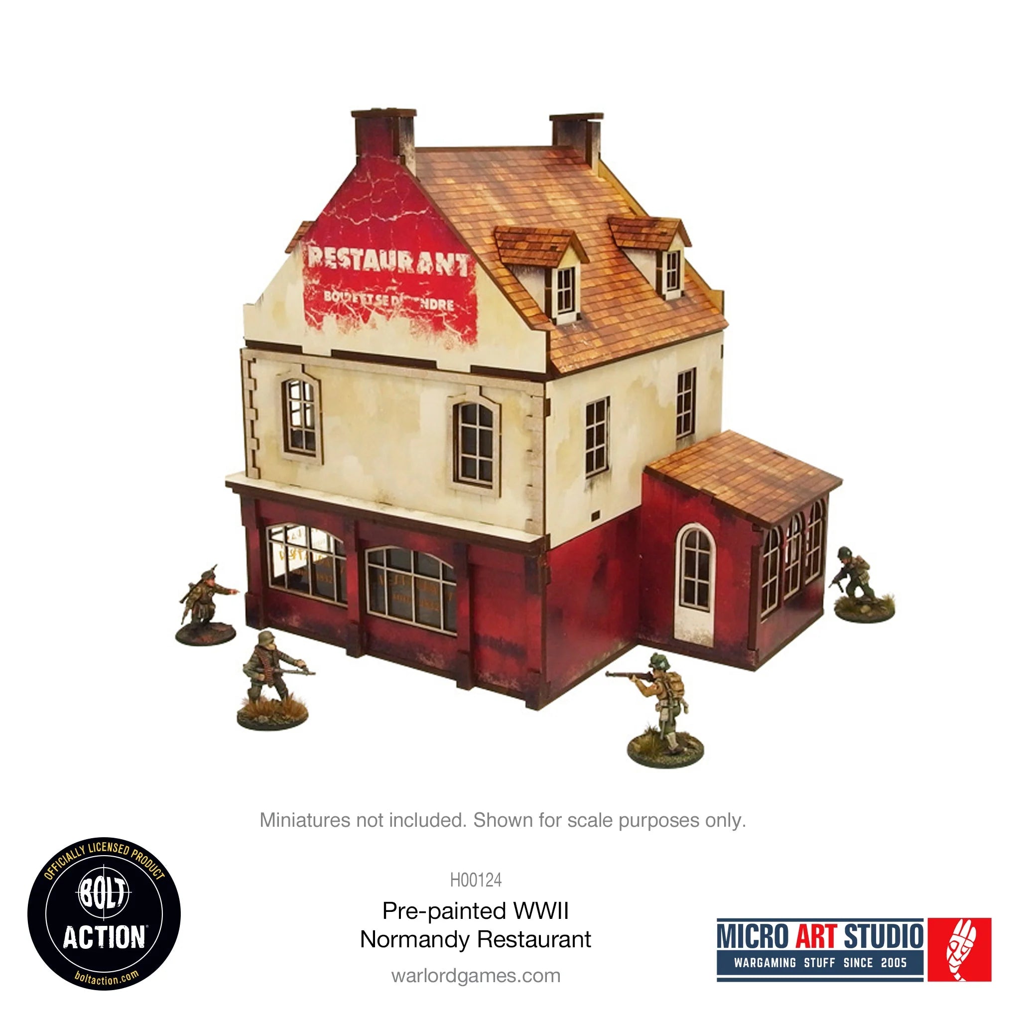Bolt Action - Pre-painted WW2 Normandy Restaurant