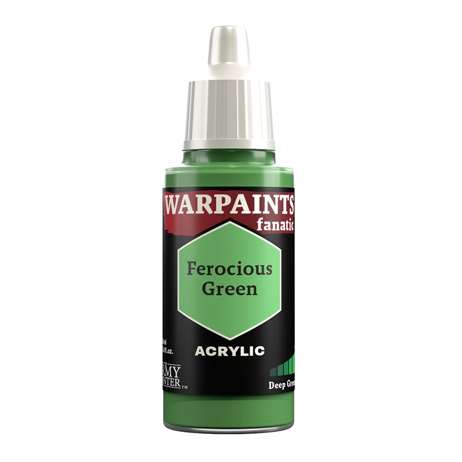 The Army Painter - Warpaints Fanatic - Acrylic - Ferocious Green (18ml)