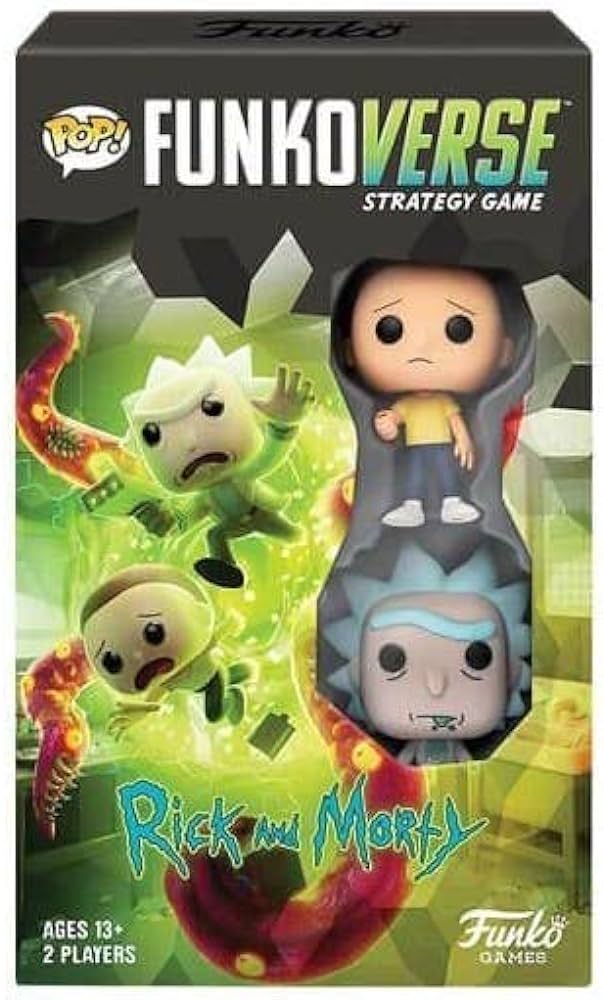 Funkoverse Strategy Game: Rick & Morty 100