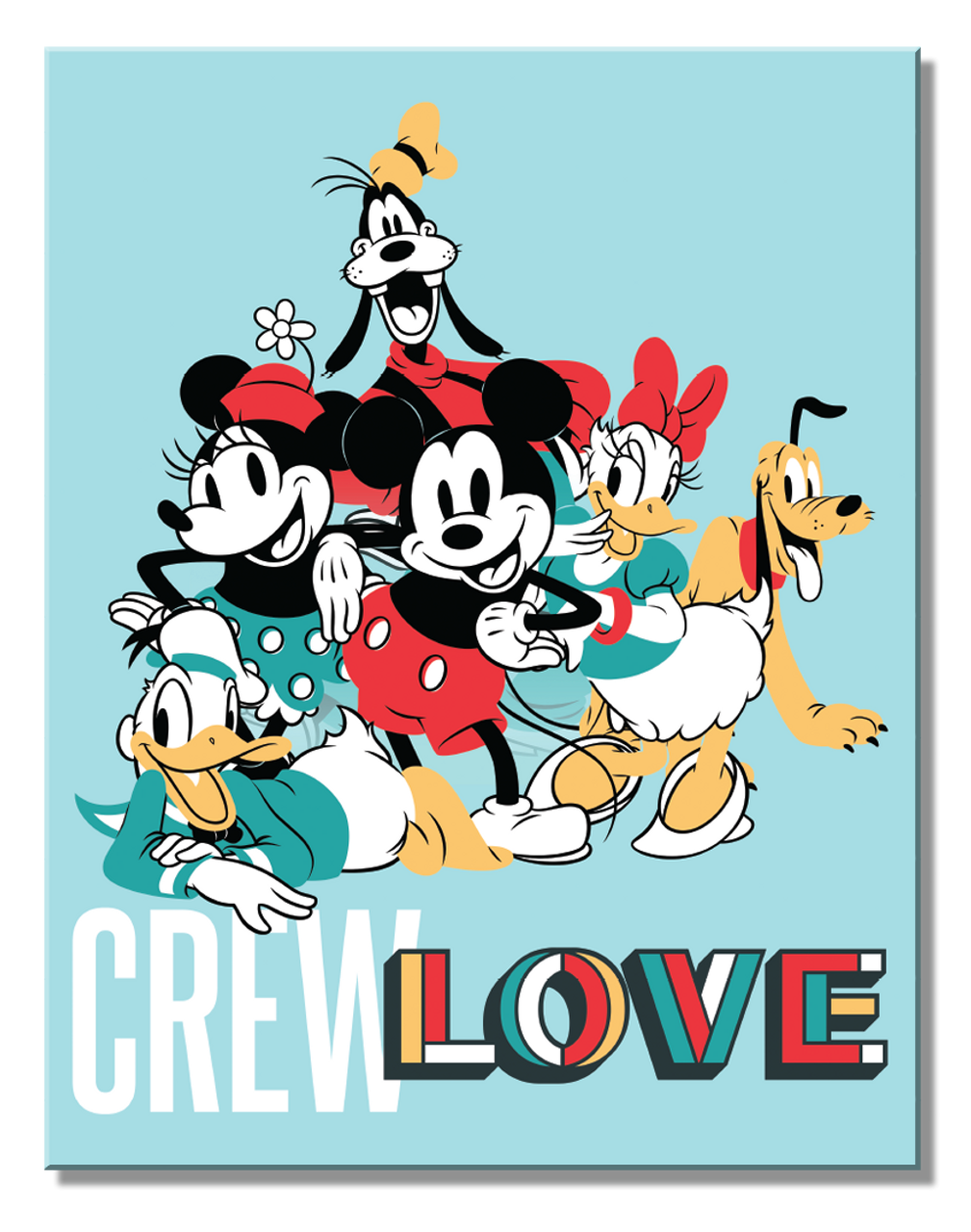 Disney Mickey and Friends Metal Sign