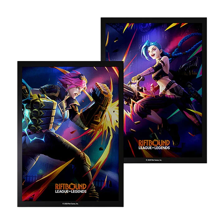 Riftbound TCG - Vendetta - Art Sleeves - Vi vs Jinx