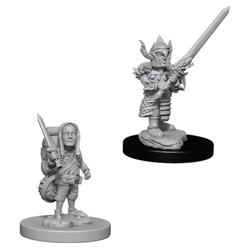 Nolzur's Marvelous Unpainted Miniatures: Male Halfling Fighter