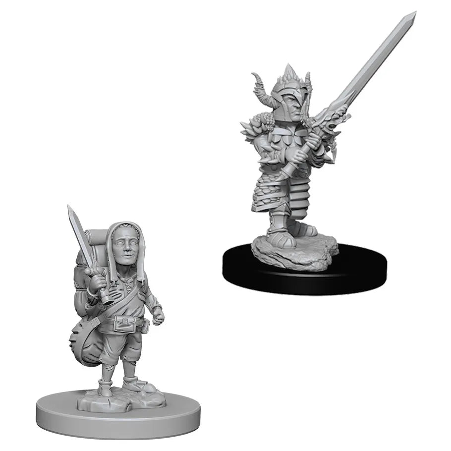 Nolzur's Marvelous Unpainted Miniatures: Male Halfling Fighter