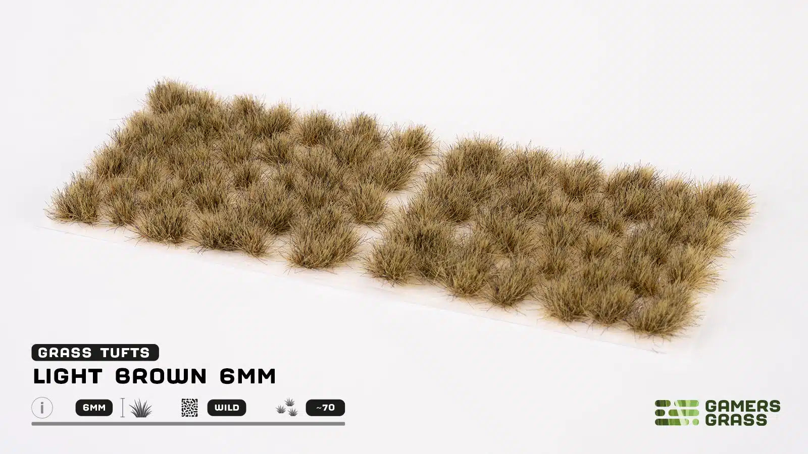 Gamers Grass -  Grass Tufts - Light Brown (6mm)