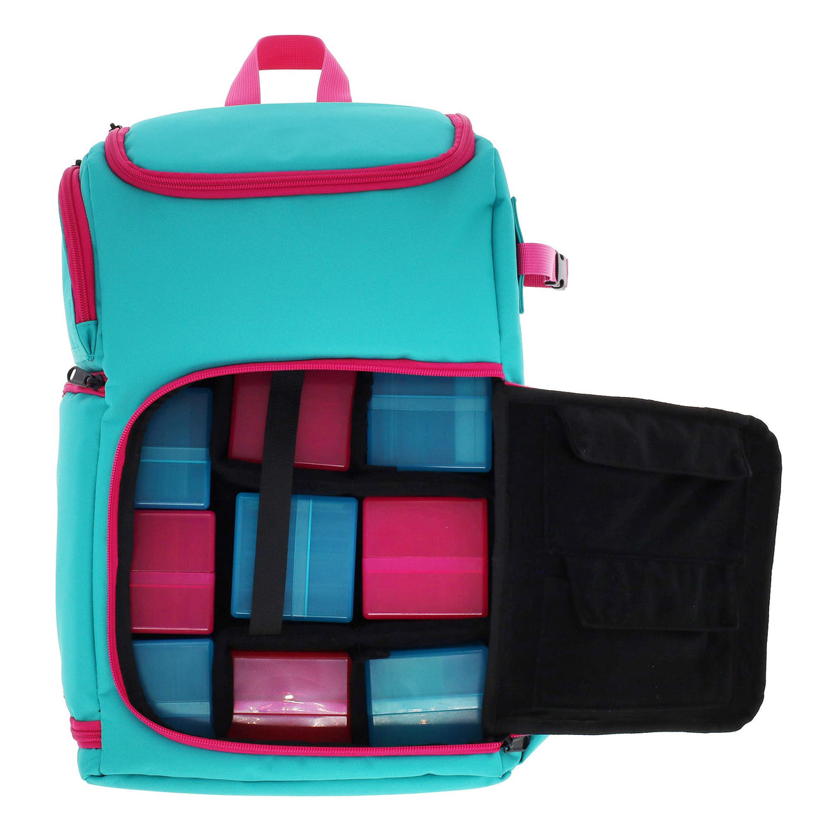 BCW Supplies - TCG Backpack - Cyber Pink/Teal