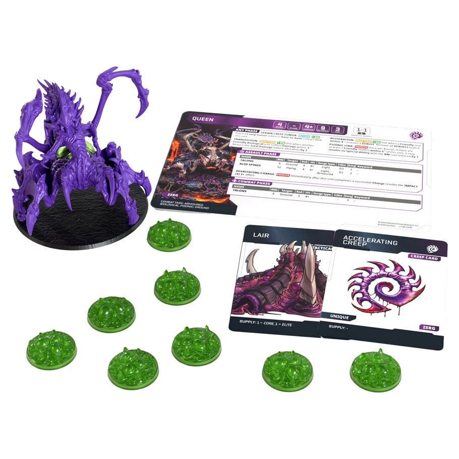 StarCraft Tabletop Miniatures Game - Zerg - Queen Expansion Set