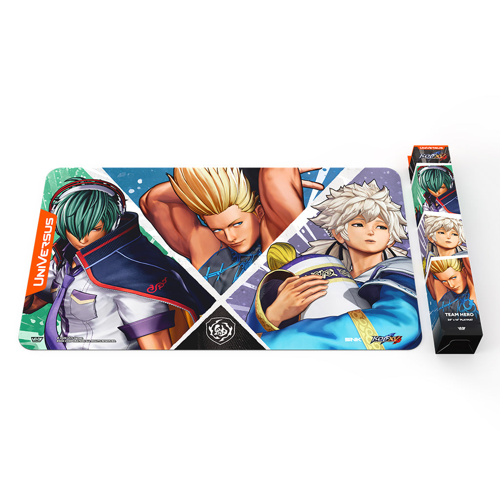 UniVersus CCG - The King of Fighters XV: Challenger Series Team Hero Playmat