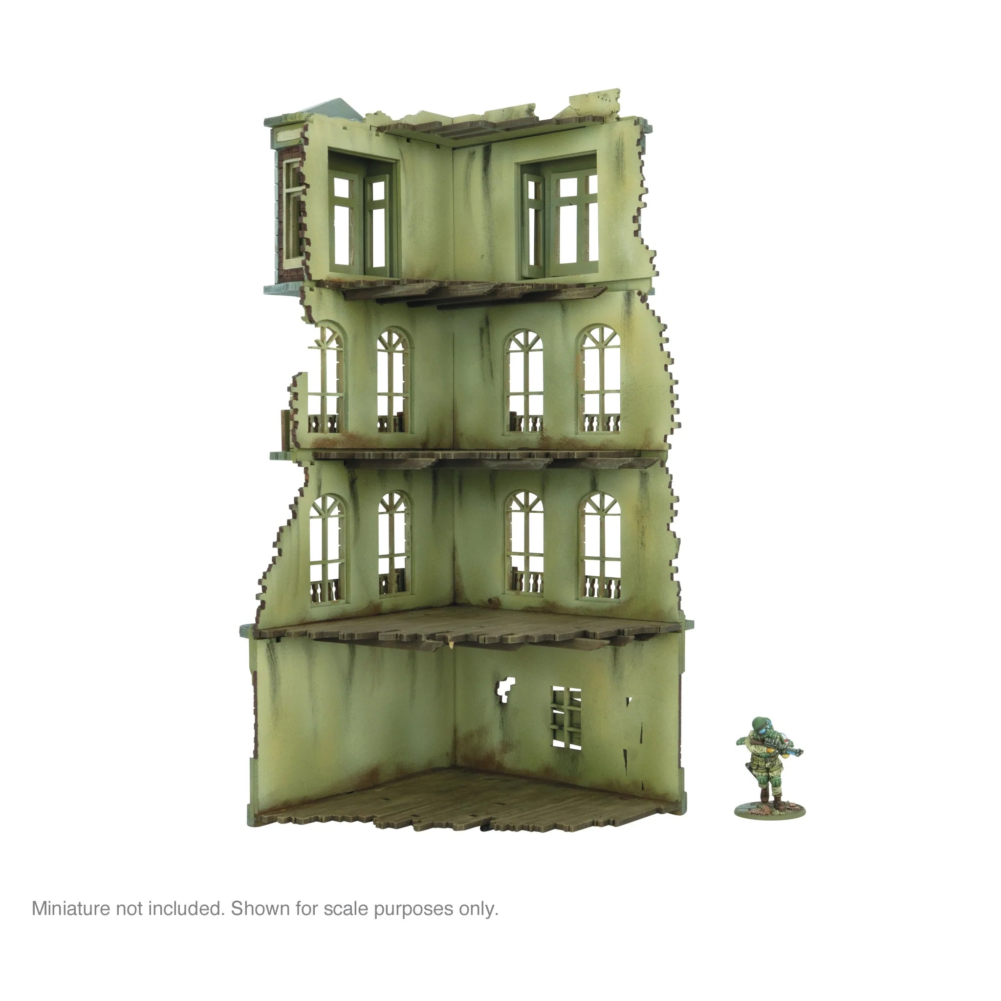 Bolt Action - City in Ruins - 4 Story Corner (2)