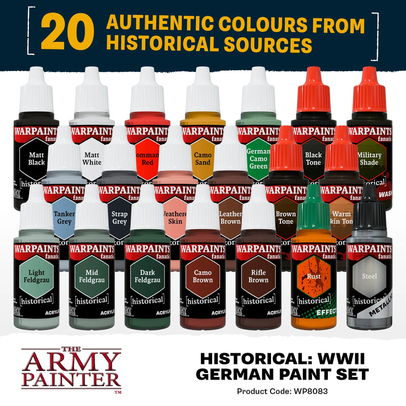 Army Painter - Warpaints Fanatic - World War II German Paint Set
