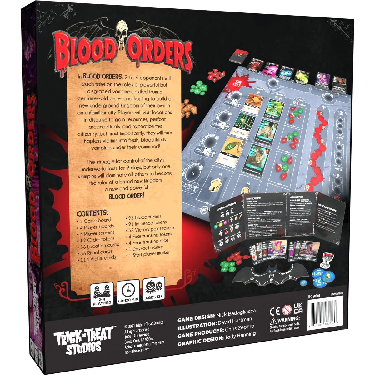 Blood Orders Board Game
