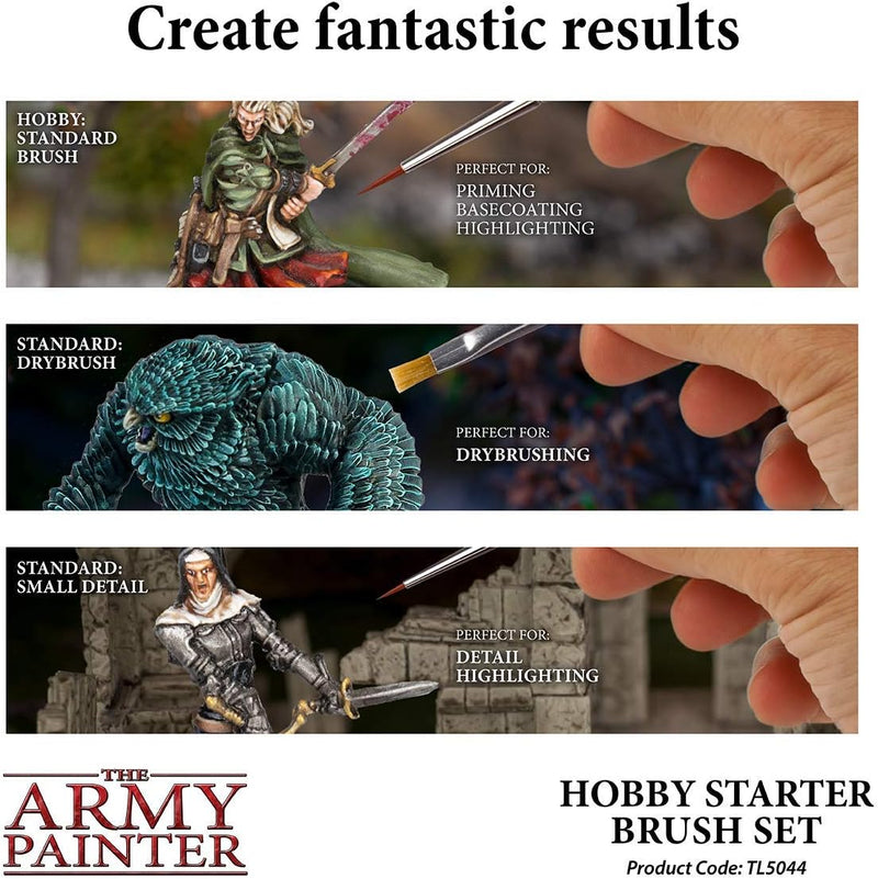 Army Painter: Brushes: Hobby Starter Brush Set