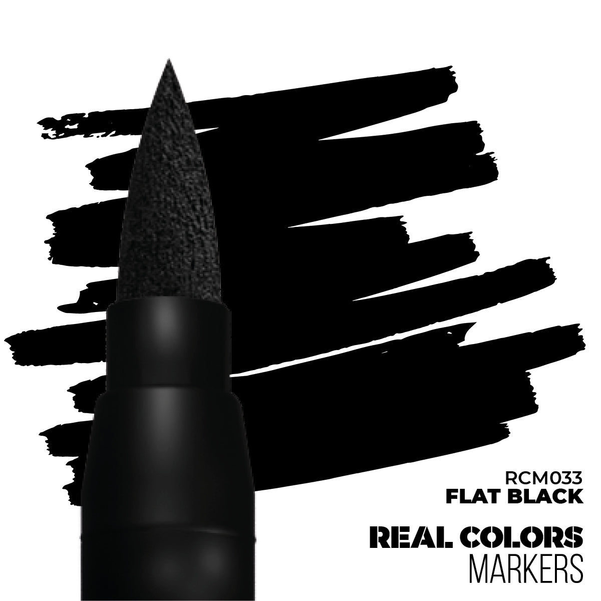 AK Interactive - Real Colors Markers - Flat Black