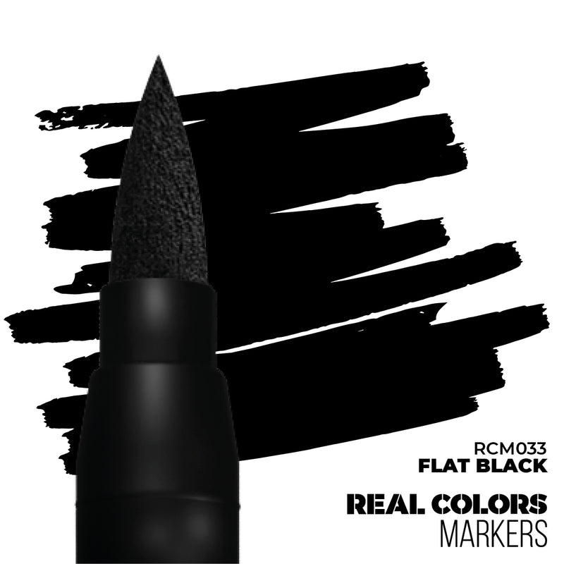 AK Interactive - Real Colors Markers - Flat Black