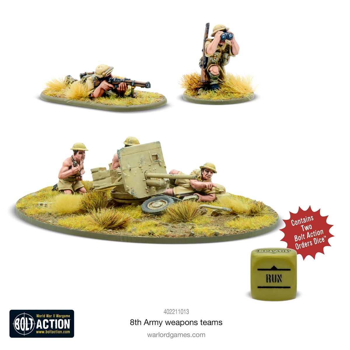 Bolt Action - 8th Army weapons teams