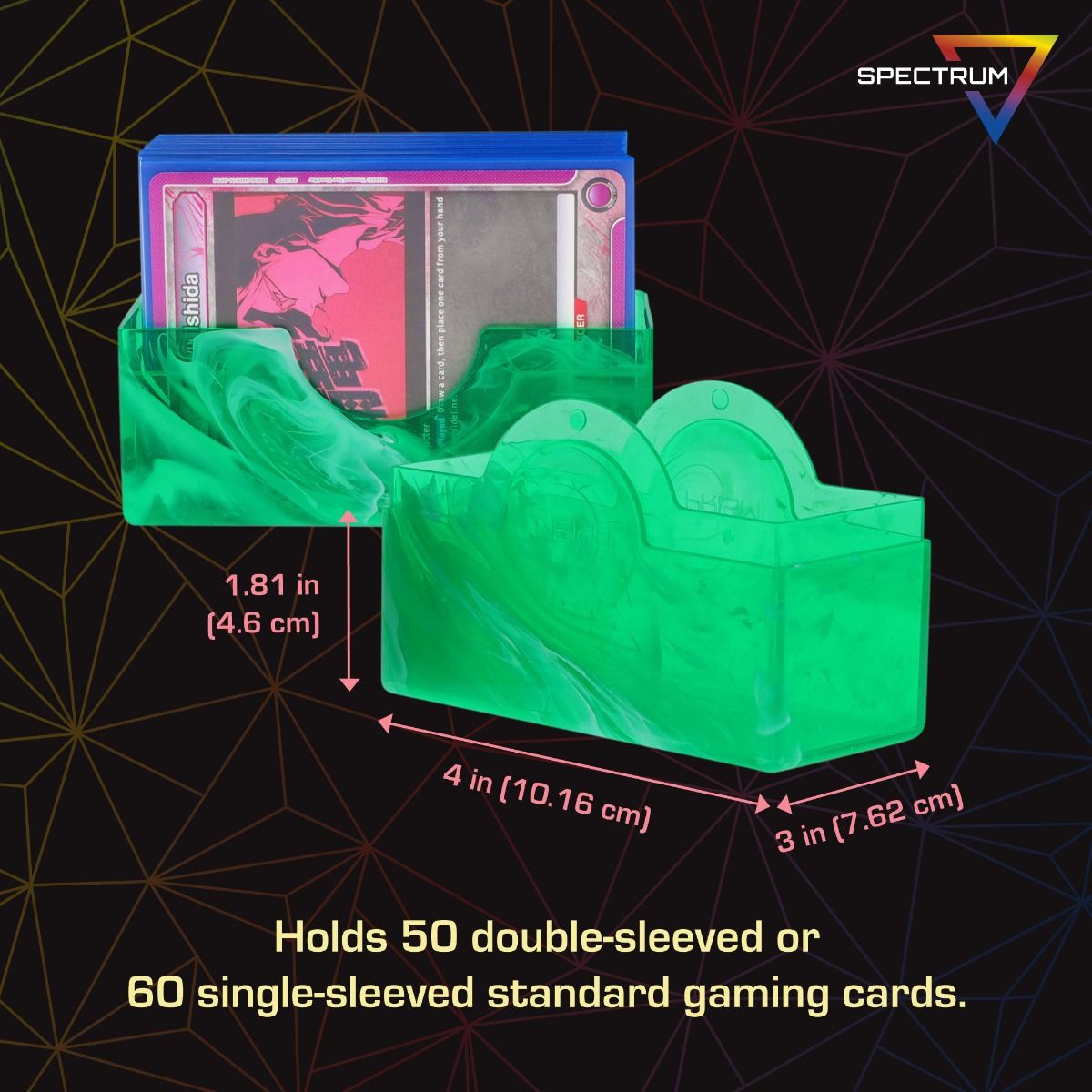 BCW Supplies - Prism Deck Case - 50 CT - Jade Green