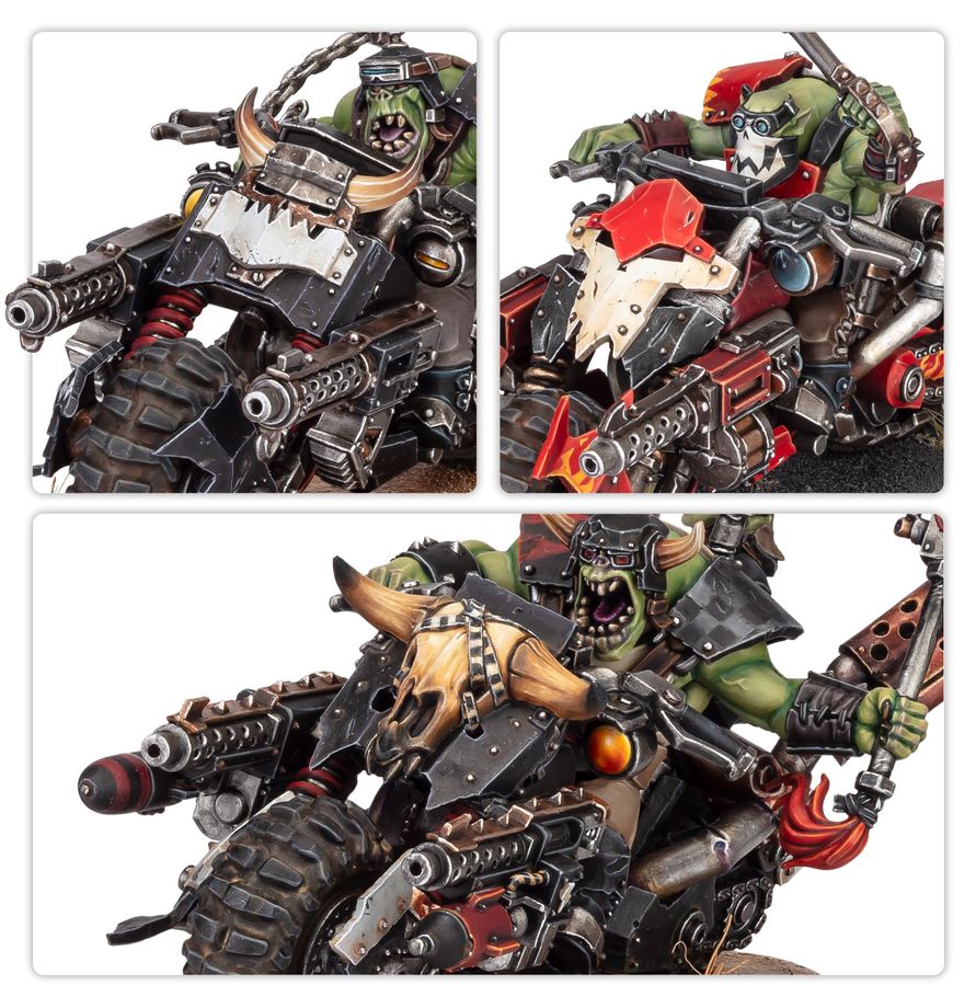 Warhammer 40,000 - Orks - Warbikers