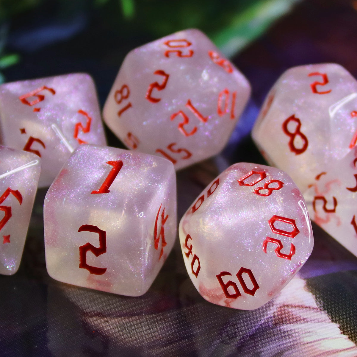 The Chaos (Red Font) Dice Set