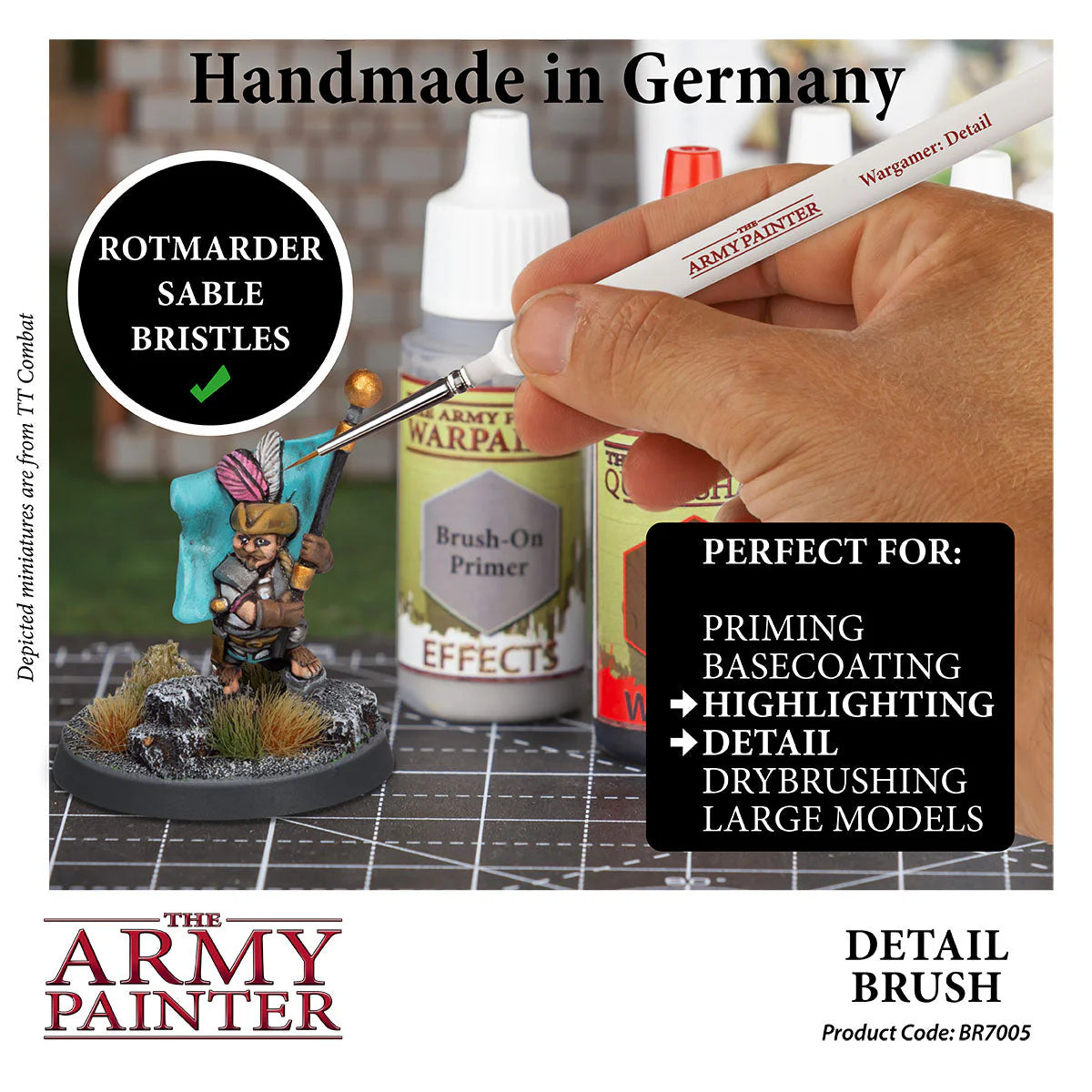 The Army Painter - Wargamer Brush - Detail
