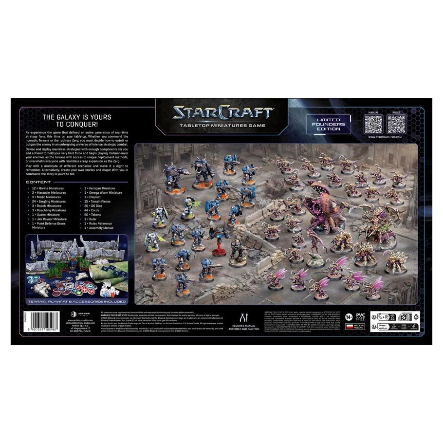 StarCraft Tabletop Miniatures Game - 2 Player Starter Set - Founders Edition
