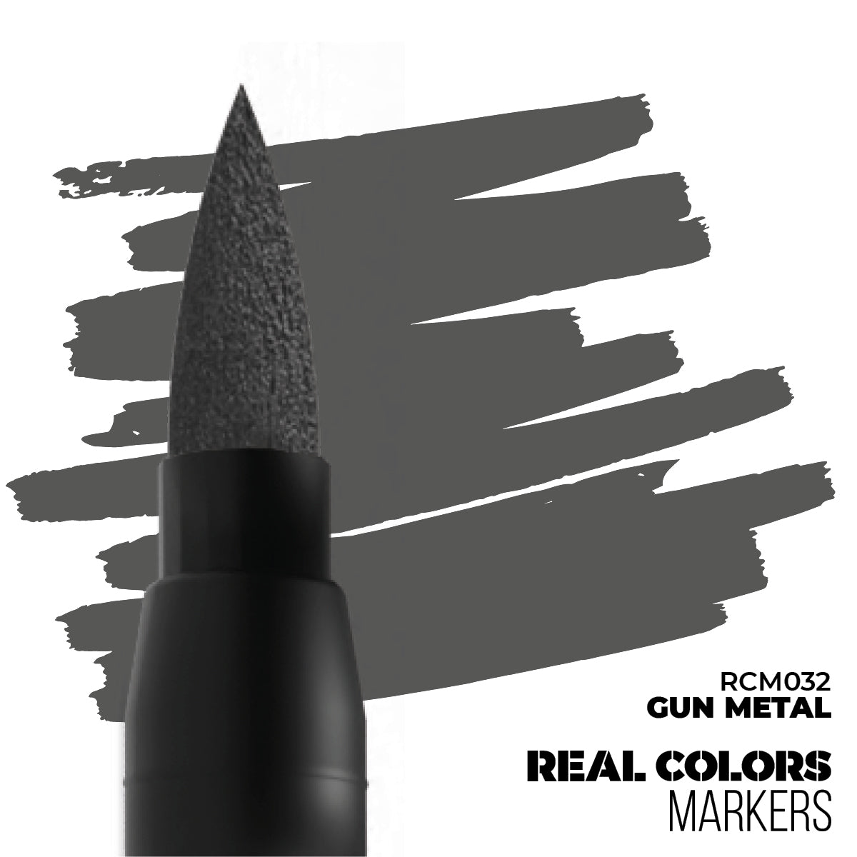 AK Interactive - Real Colors Markers - Gun Metal