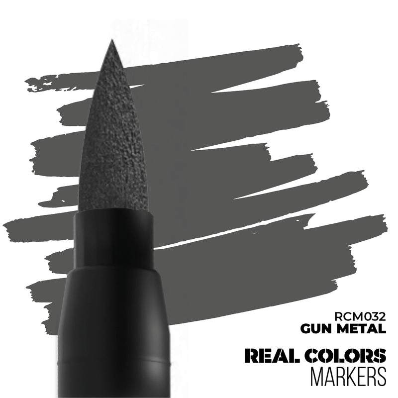 AK Interactive - Real Colors Markers - Gun Metal