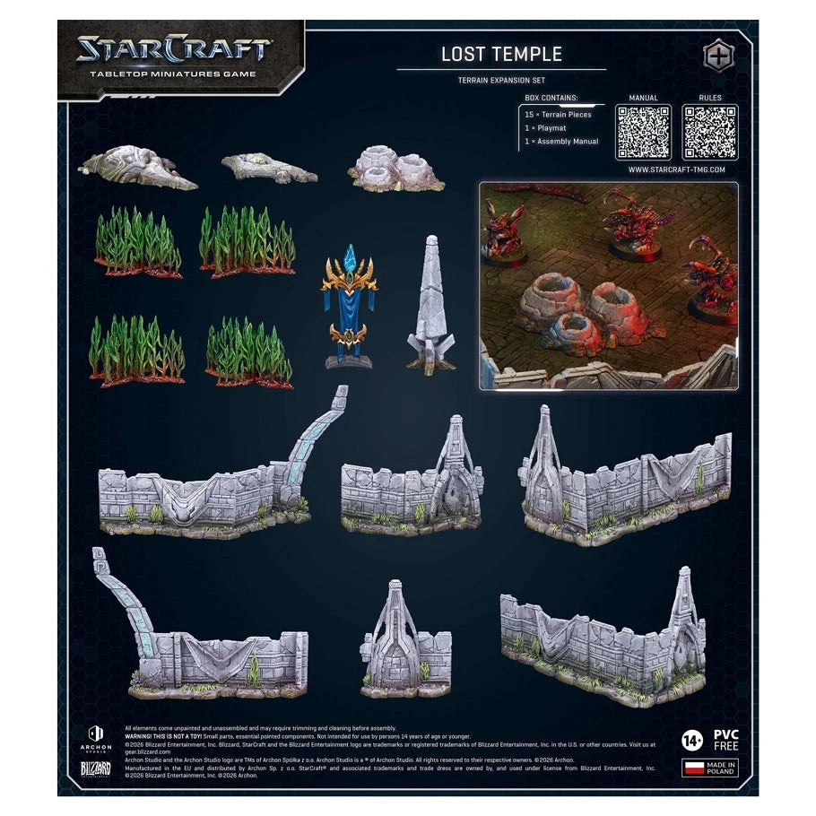 StarCraft Tabletop Miniatures Game - Terrain - Lost Temple Expansion Set