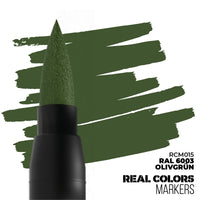 AK Interactive - Real Colors Markers - RAL 6003 Olivgrün