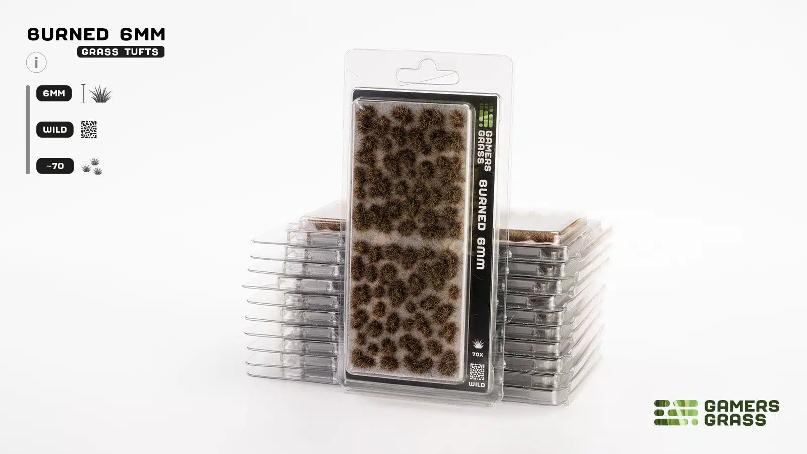 Gamers Grass -  Grass Tufts - Burned (6mm)