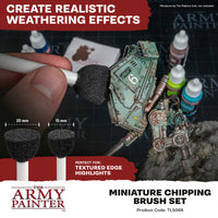 The Army Painter - Miniature Chipping Brush Set
