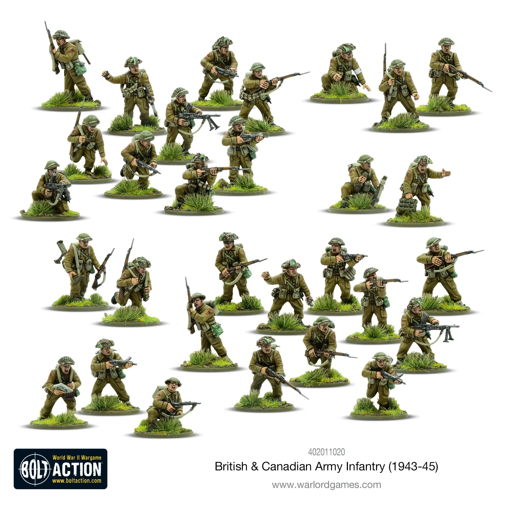 Bolt Action - British & Canadian Army infantry (1943-45)